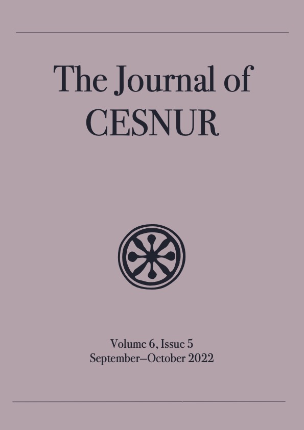 The Journal of CESNUR, Volume 6 issue 5. Cover