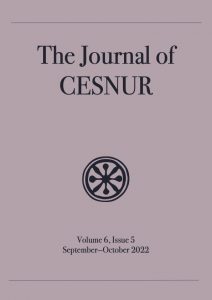 The Journal of CESNUR, Volume 6 issue 5. Cover